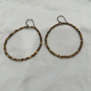 New W224 Silpada Sterling Silver Beaded Earrings